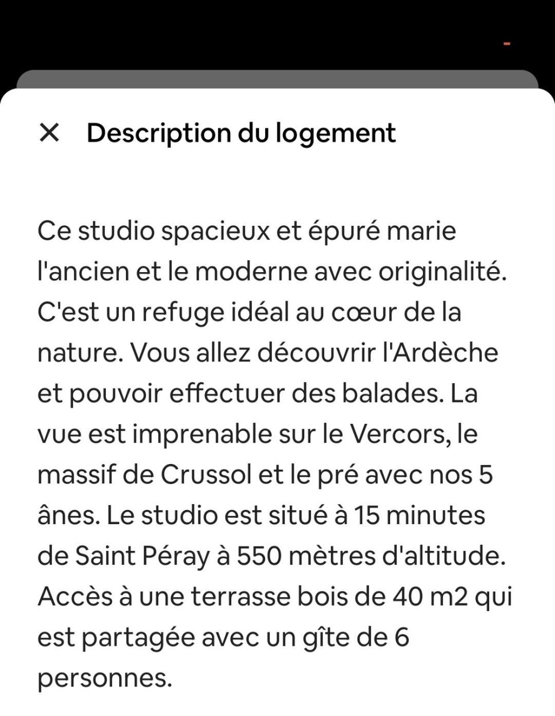Studio Les Cadichons De La Grange 圣佩赖 外观 照片